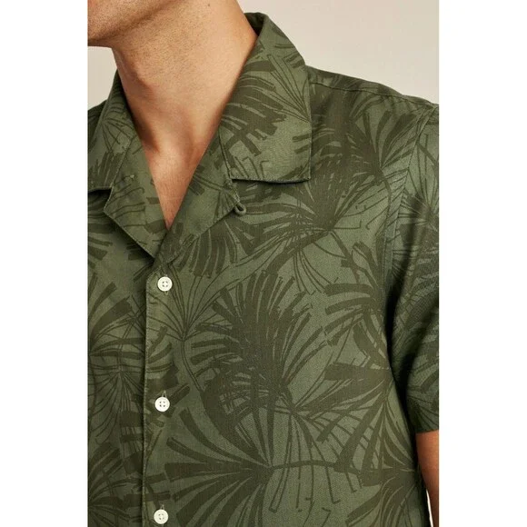 Bonobos Riviera Cabana Men's Shirt Buttondown Printed Short Sleeve M New 285099 - Picture 9 of 10